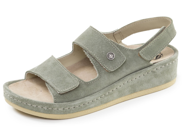 Sandaletten & Pantoletten - Mubb, bequeme Damen-Sandalen, Weite H, mit herausnehmbarem Fußbett, in Größe 036 bis 042, in Farbe PINK Ansicht 10