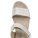 Damenmode - ELENA EDEN, bequeme Damen-Sandalen, Weite H, mit herausnehmbarem Fußbett, in Größe 035 bis 041, in Farbe BEIGE – Farbe BEIGE – Ansicht 2