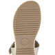 Sandaletten & Pantoletten - ELENA EDEN, bequeme Damen-Sandalen, Weite H, mit herausnehmbarem Fußbett, in Größe 035 bis 041, in Farbe HELLBLAU – Farbe BEIGE – Ansicht 3