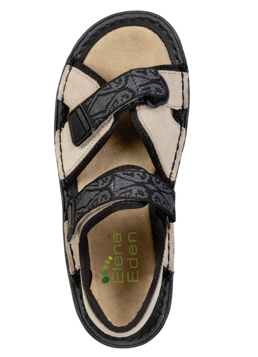 Sandaletten & Pantoletten - ELENA EDEN, sportliche Damen-Sandalen, Weite G, mit Klettverschluss, in Größe 036 bis 042, in Farbe DUNKELBLAU Ansicht 5