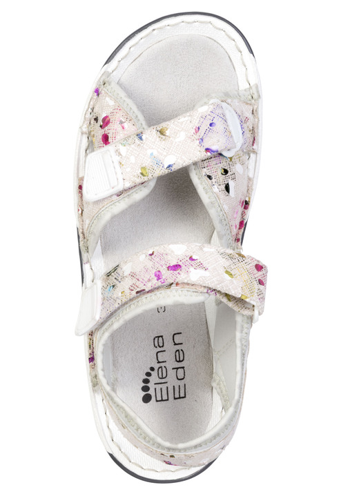 Sandaletten & Pantoletten - ELENA EDEN, sportliche Damen-Sandalen, Weite G, mit Klettverschluss, in Größe 036 bis 042, in Farbe DUNKELBLAU Ansicht 8