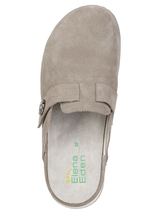Sandaletten & Pantoletten - ELENA EDEN, klassische Damen-Clogs, Weite H, mit herausnehmbarem Fußbett, in Größe 036 bis 042, in Farbe JEANSBLAU Ansicht 5