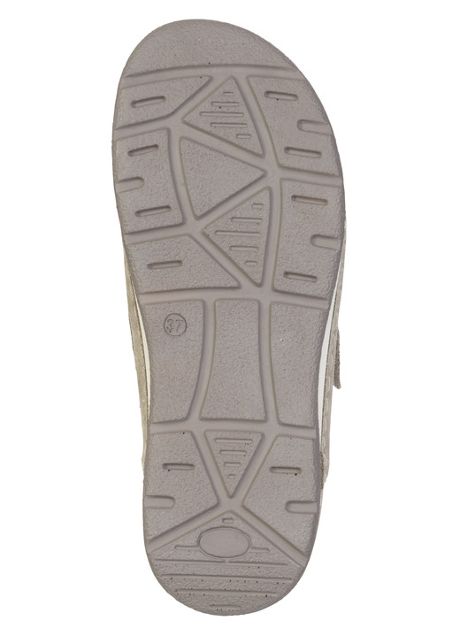 Damenmode - ELENA EDEN, klassische Damen-Clogs, Weite H, mit herausnehmbarem Fußbett, in Größe 036 bis 042, in Farbe TAUPE Ansicht 3