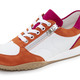 Slipper & Schnürschuhe - Waldläufer, bequeme Damen-Sneaker, Weite H, mit herausnehmbarem Fußbett, in Größe 3 1/2 bis 8, in Farbe ORANGE-WEISS-PINK – Farbe ORANGE-WEISS-PINK – Ansicht 1