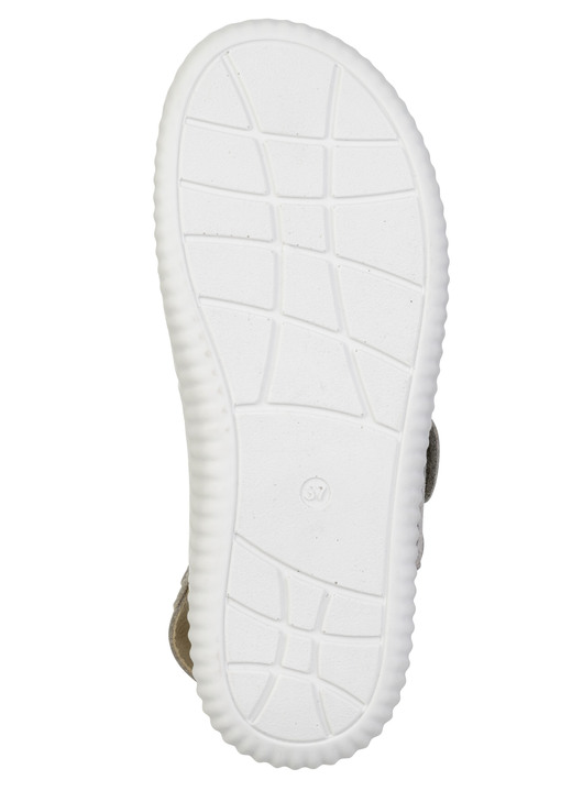 Damenmode - ELENA EDEN, bequeme Damen-Sandalen, Weite H, mit herausnehmbarem Fußbett, in Größe 036 bis 042, in Farbe WEISS-BUNT Ansicht 6