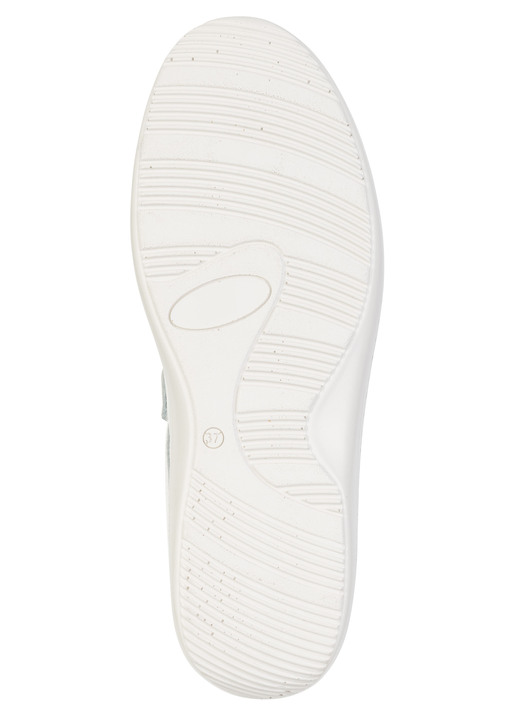 Damenmode - ELENA EDEN, bequeme Damen-Slipper, Weite H, mit herausnehmbarem Fußbett, in Größe 036 bis 042, in Farbe WEISS Ansicht 3