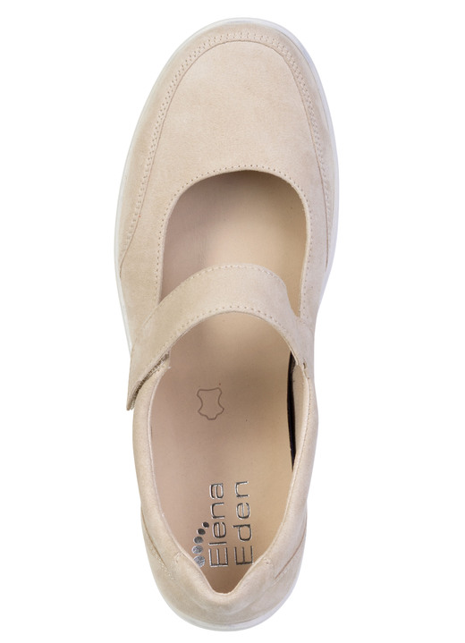 Slipper & Schnürschuhe - ELENA EDEN, bequeme Damen-Slipper, Weite H, mit herausnehmbarem Fußbett, in Größe 036 bis 042, in Farbe MARINE Ansicht 5