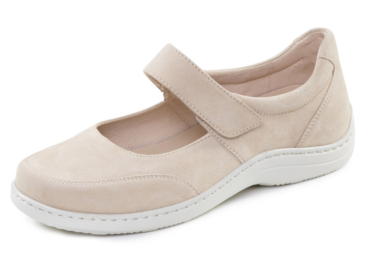 Slipper & Schnürschuhe - ELENA EDEN, bequeme Damen-Slipper, Weite H, mit herausnehmbarem Fußbett, in Größe 036 bis 042, in Farbe MARINE Ansicht 4