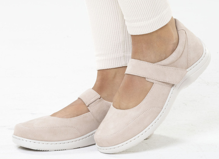 Slipper & Schnürschuhe - ELENA EDEN, bequeme Damen-Slipper, Weite H, mit herausnehmbarem Fußbett, in Größe 036 bis 042, in Farbe MARINE Ansicht 8