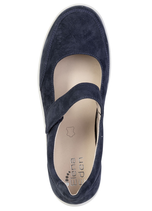 Slipper & Schnürschuhe - ELENA EDEN, bequeme Damen-Slipper, Weite H, mit herausnehmbarem Fußbett, in Größe 036 bis 042, in Farbe MARINE Ansicht 2