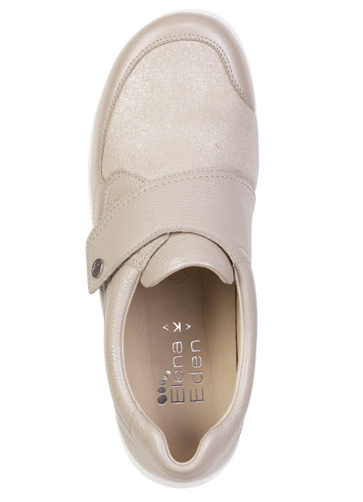 Slipper & Schnürschuhe - ELENA EDEN, komfortable Damen-Slipper, Weite K, mit herausnehmbarem Fußbett, in Größe 036 bis 042, in Farbe TAUPE Ansicht 2