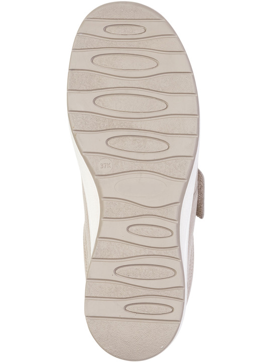 Slipper & Schnürschuhe - ELENA EDEN, komfortable Damen-Slipper, Weite K, mit herausnehmbarem Fußbett, in Größe 036 bis 042, in Farbe TAUPE Ansicht 3