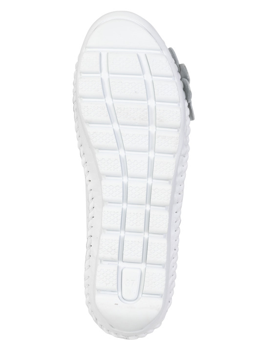 Damenmode - Gemini, schicke Damen-Ballerinas, Weite G, mit herausnehmbarem Fußbett, in Größe 035 bis 041, in Farbe WEISS Ansicht 3