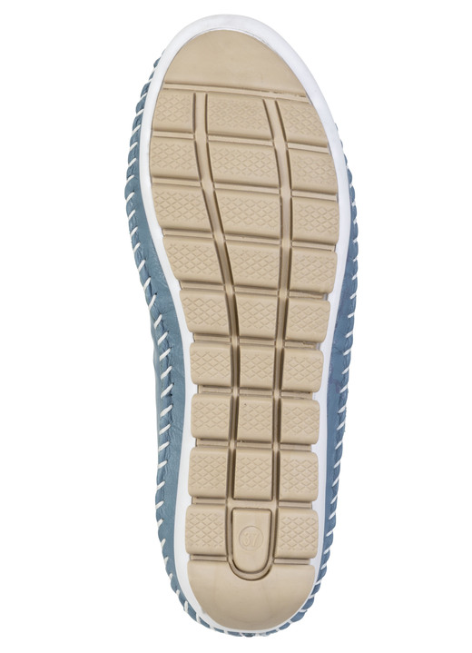 Slipper & Schnürschuhe - ELENA EDEN, sommerliche Damen-Slipper, Weite G, mit herausnehmbarem Fußbett, in Größe 036 bis 041, in Farbe JEANSBLAU Ansicht 3