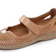 Slipper & Schnürschuhe - ELENA EDEN, sommerliche Damen-Slipper, Weite G, mit herausnehmbarem Fußbett, in Größe 036 bis 042, in Farbe HELLBEIGE – Farbe COGNAC – Ansicht 1