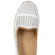 Slipper & Schnürschuhe - Gemini, sommerliche Damen-Slipper, Weite G, mit herausnehmbarem Fußbett, in Größe 036 bis 042, in Farbe TAUPE-OLIV – Farbe WEISS-BRAUN – Ansicht 2