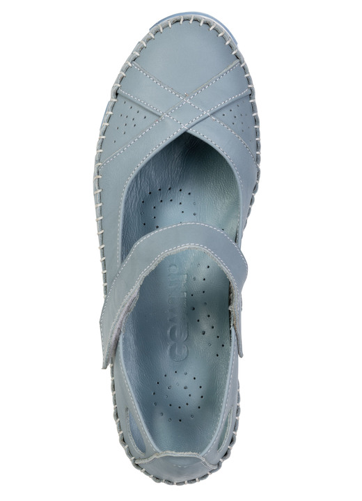 Slipper & Schnürschuhe - Gemini, bequeme Damen-Slipper, Weite G, mit herausnehmbarem Fußbett, in Größe 036 bis 042, in Farbe JEANS Ansicht 2