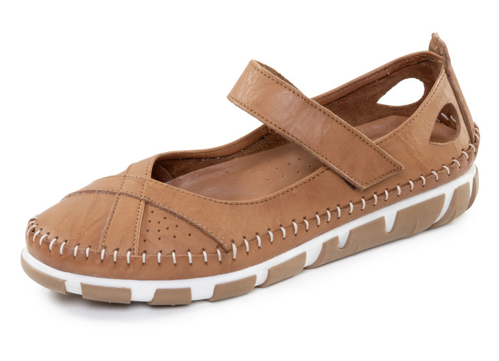 Slipper & Schnürschuhe - Gemini, bequeme Damen-Slipper, Weite G, mit herausnehmbarem Fußbett, in Größe 036 bis 042, in Farbe JEANS Ansicht 4