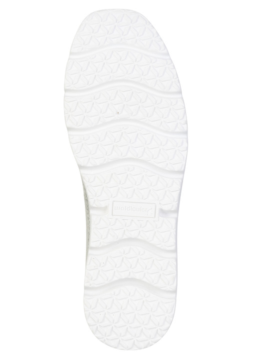 Slipper & Schnürschuhe - Waldläufer, bequeme Damen-Slipper, Weite H, mit herausnehmbarem Fußbett, in Größe 3 1/2 bis 8, in Farbe SILBER Ansicht 3