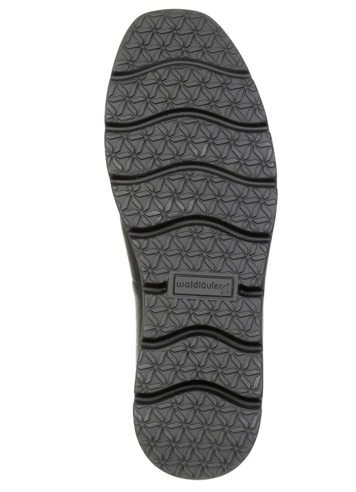 Slipper & Schnürschuhe - Waldläufer, bequeme Damen-Slipper, Weite H, mit herausnehmbarem Fußbett, in Größe 3 1/2 bis 8, in Farbe SILBER Ansicht 8