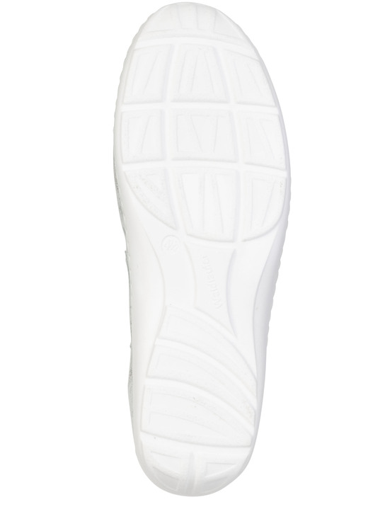 Slipper & Schnürschuhe - Waldläufer, sommerliche Damen-Slipper, Weite H, mit herausnehmbarem Fußbett, in Größe 3 1/2 bis 8, in Farbe ECRU-BUNT Ansicht 3