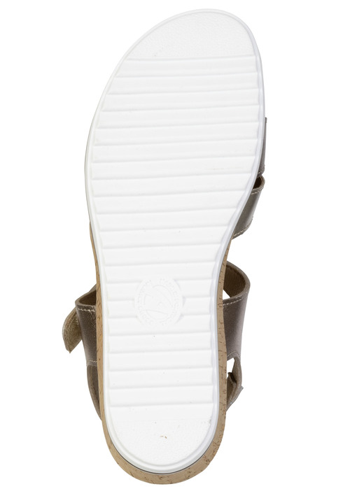 Sandaletten & Pantoletten - ELENA EDEN, bequeme Damen-Sandalen, Weite H, mit herausnehmbarem Fußbett, in Größe 035 bis 041, in Farbe WEISS Ansicht 10