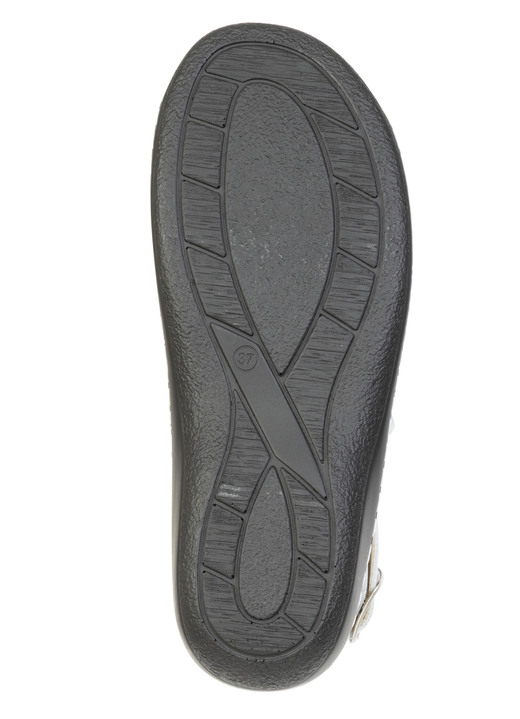 Sandaletten & Pantoletten - ELENA EDEN, bequeme Damen-Sandalen, Weite H, mit herausnehmbarem Fußbett, in Größe 036 bis 042, in Farbe DUNKELBLAU Ansicht 5