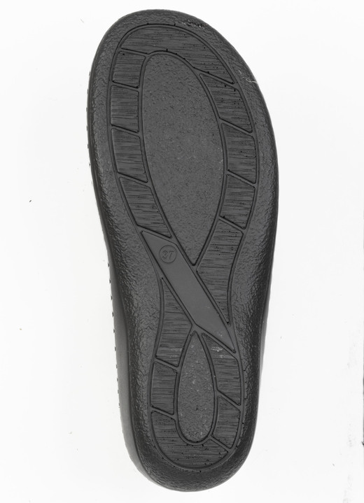 Sandaletten & Pantoletten - ELENA EDEN, bequeme Damen-Pantoletten, Weite H, mit herausnehmbarem Fußbett, in Größe 036 bis 043, in Farbe ECRU-ROSÉ Ansicht 3