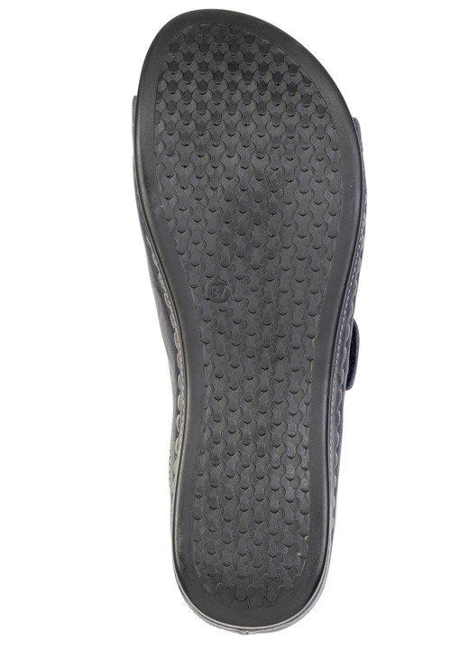 Damenmode - Bequeme Damen-Pantoletten, Weite G, mit Klettverschluss, in Größe 036 bis 042, in Farbe WEISS Ansicht 12