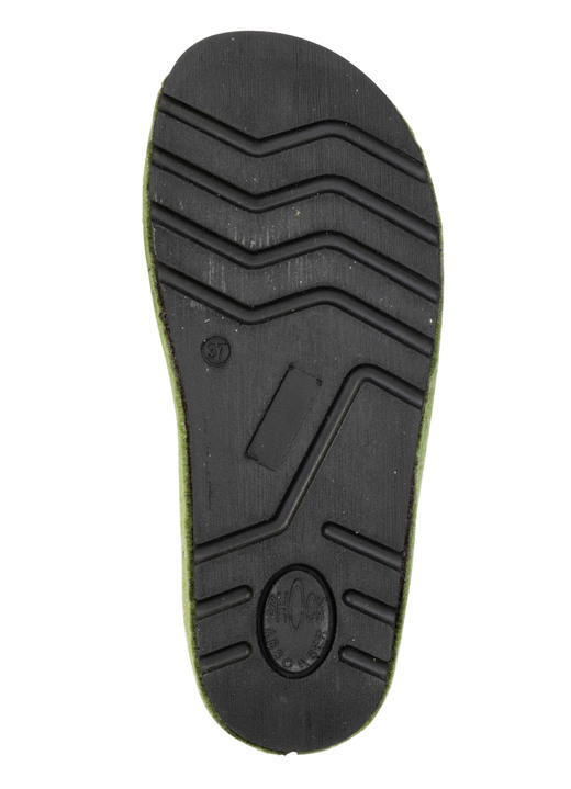 Hausschuhe - Klassische Damen-Hausschuhe, aus Filzmaterial, in Größe 036 bis 042, in Farbe JEANS Ansicht 11