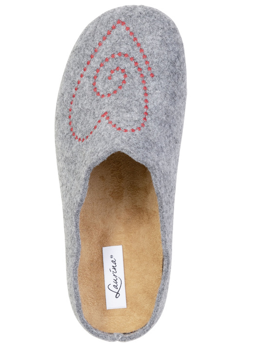 Hausschuhe - Laurina, klassische Damen-Hausschuhe, mit herausnehmbarem Fußbett, in Größe 035 bis 041, in Farbe PINK Ansicht 5