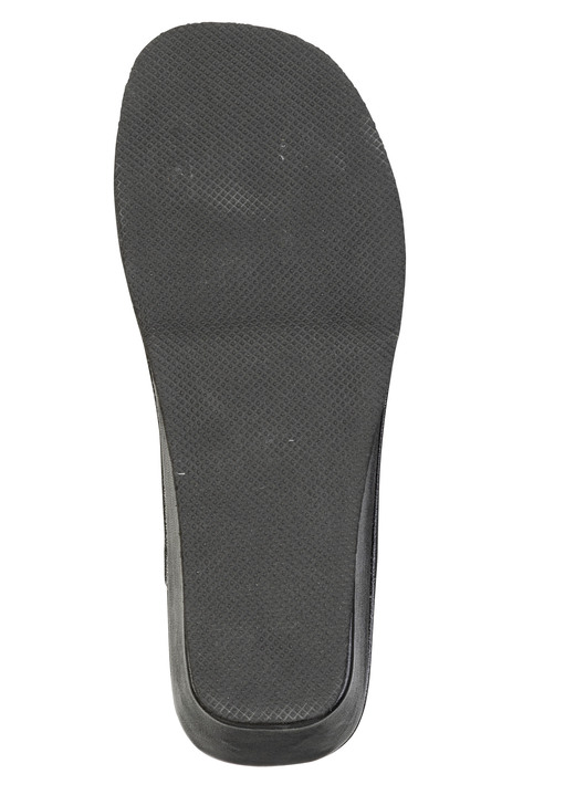 Sandaletten & Pantoletten - Klassische Damen-Pantoletten, aus Leder, in Größe 036 bis 042, in Farbe CREME Ansicht 6