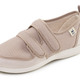 Hausschuhe - Bequeme Damen-Klettschuhe, Weite H, aus Mesh und Textilmaterial, in Größe 036 bis 042, in Farbe SAND – Farbe SAND – Ansicht 1