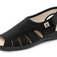 Sandaletten & Pantoletten - Bequeme Damen-Sandalen, Weite H, mit angenehmer Polsterung, in Größe 036 bis 042, in Farbe SCHWARZ – Farbe SCHWARZ – Ansicht 1