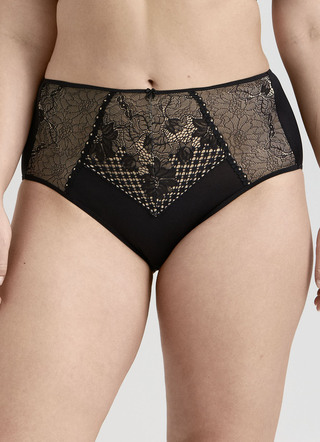 Miss Mary Miederslip mit unterlegter Elastikspitze