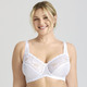 Bügel-BH - Miss Mary Bügel-BH mit edlem Jacquarddessin, in Größe 075 bis 105, in Cup E, in Farbe WEISS – Farbe WEISS – Ansicht 1