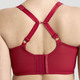 Bügel-BH - Miss Mary Bügel-BH mit floraler Elastikspitze, in Größe 075 bis 105, in Cup E, in Farbe ROT – Farbe ROT – Ansicht 6