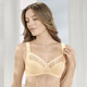 Bügel-BH - LingaDore Bügel-BH mit Jacquard-Dessin und elastischer Spitze, in Größe 075 bis 105, in Cup C, in Farbe CHAMPAGNER – Farbe CHAMPAGNER – Ansicht 1