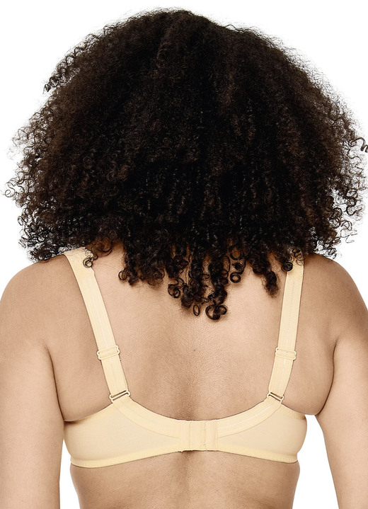 Bügel-BH - LingaDore Bügel-BH mit Jacquard-Dessin und elastischer Spitze, in Größe 075 bis 105, in Cup B, in Farbe CHAMPAGNER Ansicht 6
