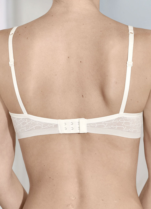 Bügel-BH - Triumph-Signature Sheer- Bügel-BH mit weich gepolsterten Cups, in Größe 075 bis 090, in Cup C, in Farbe ECRU Ansicht 4