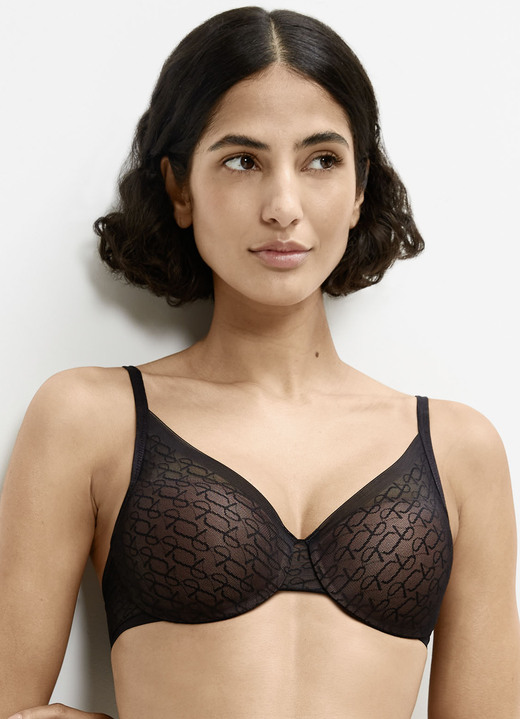 Bügel-BH - Triumph-Signature Sheer- Bügel-BH mit weich gepolsterten Cups, in Größe 075 bis 090, in Cup B, in Farbe ECRU Ansicht 6