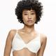 Bügel-BH - Triumph-Signature Sheer- Bügel-BH mit weich gepolsterten Cups, in Größe 075 bis 090, in Cup B, in Farbe ECRU – Farbe ECRU – Ansicht 1