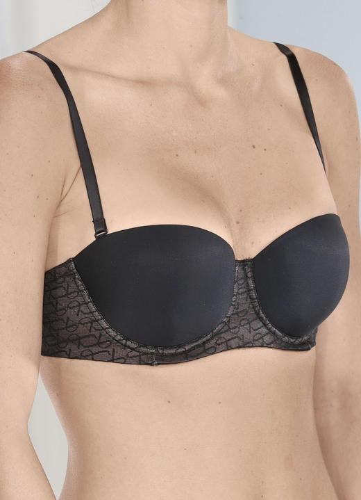Bügel-BH - Triumph Singature Sheer-Bügel-BH mit abnehmbaren Trägern, in Größe 075 bis 090, in Cup A, in Farbe SCHWARZ Ansicht 2