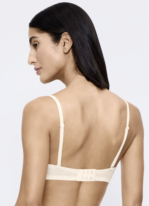 Bügel-BH - Triumph Singature Sheer-Bügel-BH mit abnehmbaren Trägern, in Größe 075 bis 090, in Cup A, in Farbe ECRU Ansicht 5