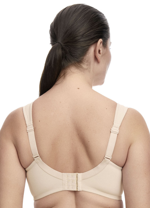 Soft-BH - Zweierpack Susa BH mit hübscher Elastikspitze, in Größe 075 bis 105, in Cup E, in Farbe 1X WEISS, 1X PUDER Ansicht 8