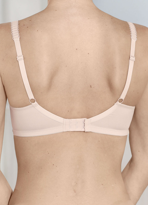 Bügel-BH - Sassa Zweierpack Bügel-BH, in Größe 075 bis 100, in Cup E, in Farbe 1X INDIGO, 1X WEISS Ansicht 12