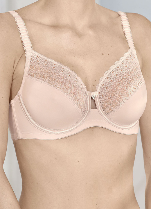 Bügel-BH - Sassa Zweierpack Bügel-BH, in Größe 075 bis 100, in Cup E, in Farbe 1X INDIGO, 1X WEISS Ansicht 10