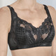 Soft-BH - Miss Mary BH mit elastischen Spitzeneinsätzen, in Größe 080 bis 110, in Cup D, in Farbe WEISS – Farbe SCHWARZ – Ansicht 4