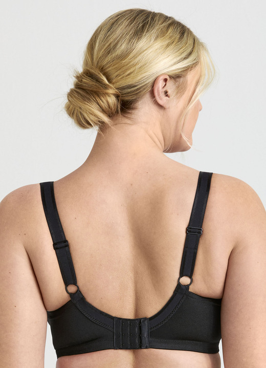 Soft-BH - Miss Mary BH mit elastischen Spitzeneinsätzen, in Größe 080 bis 110, in Cup D, in Farbe WEISS Ansicht 10