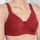 Bügel-BH - Miss Mary Bügel-BH mit hohem Baumwollanteil, in Größe 080 bis 110, in Cup B, in Farbe ROT – Farbe ROT – Ansicht 2